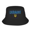 Флаг Украины Украинский трезубец Национальный символ Панама Для унисекса Унисекс Рыбацкие шляпы для унисекса Рыболовные кепки Складные шляпы от солнца