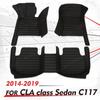 Автомобильные коврики на заказ для BENZ CLA class C117 Sedan 2014 2015 2016 2017 2018, автомобильные подушечки для ног, автомобильное ковровое покрытие