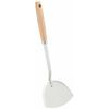 Endo Shoji Commercial Olive Chinese Turner, Stainless Steel and Natural Wood, Made In Japan, BOL6801