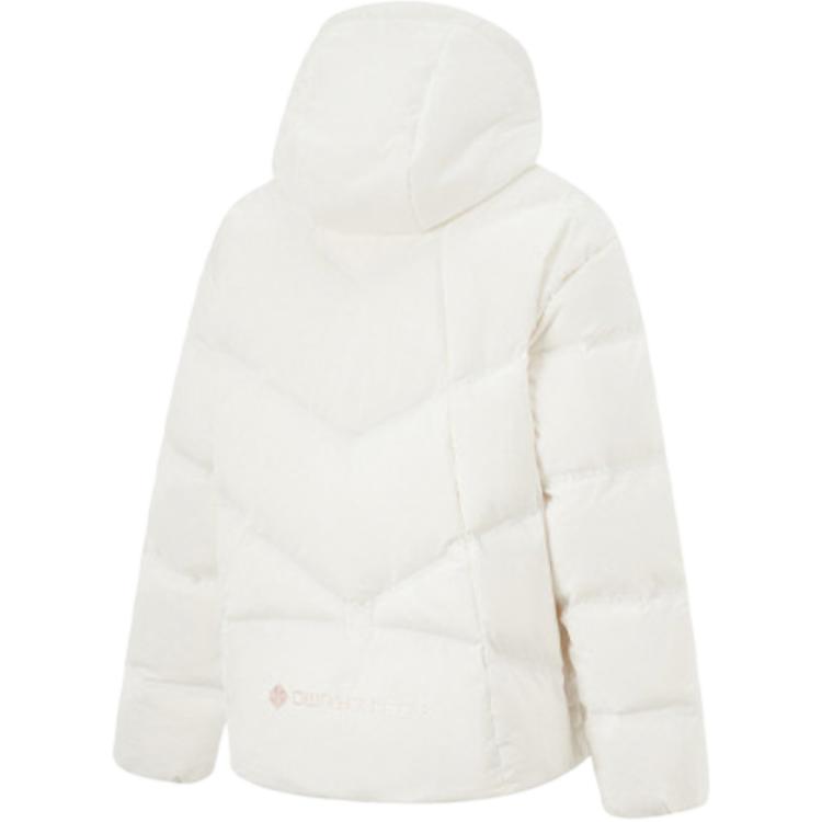 Li Ning Fitness Series Down Jacket Women's White AYMU518-1