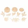 Wooden Silhouettes To Decorate - ARTEMIO - 42 Mini Plants - Beige Color - Mixed - Customizable