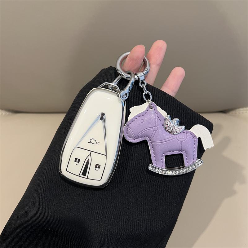 TPU Shell Fob For Changan CS75 PLUS CS35 PLUS CS55PLUS Eado UNI-T UNI K Oushang X5 X7 EV 2019 2020 Car Key Case Cover