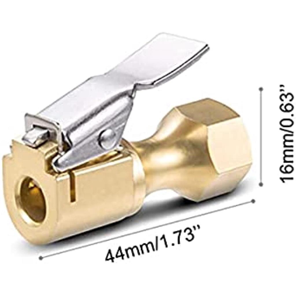 Пневматический патрон Прочный и удобный в использовании Поворотный шинный патрон Пневматический патрон с зажимом Сверхмощный закрытый фиксатор потока на шинном патроне с зажимом для компрессоров манометра