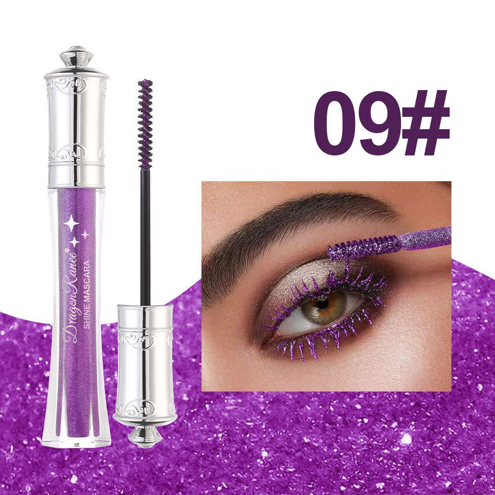 Dragon Ranee Водостойкая тушь для ресниц CZ Diamond Shiny Sapphire Blue Glitter Gold Silver Pearlescent Sequin Mascara
