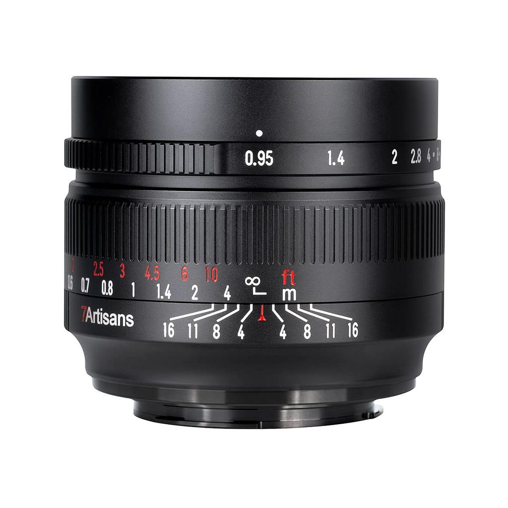 7Artisans 50-мм Черный Фикс-объектив Z-mount F0.95 (Nikon APS-C)