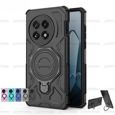 Магнитная беспроводная зарядная крышка для OnePlus 13 13T 13R 13S, чехол-броня с держателем для телефона, задняя крышка для OnePlus 13, чехол для OnePlus 13