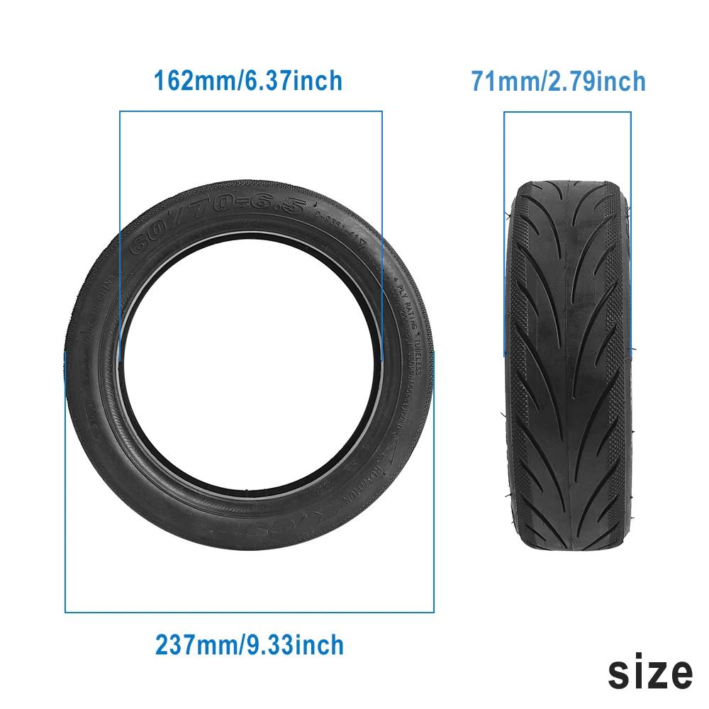 Электрический самокат 10 дюймов передняя или задняя бескамерная шина CST 60/70-6.5 резиновая шина для Segway Ninebot MAX G30 KickScooter часть колеса