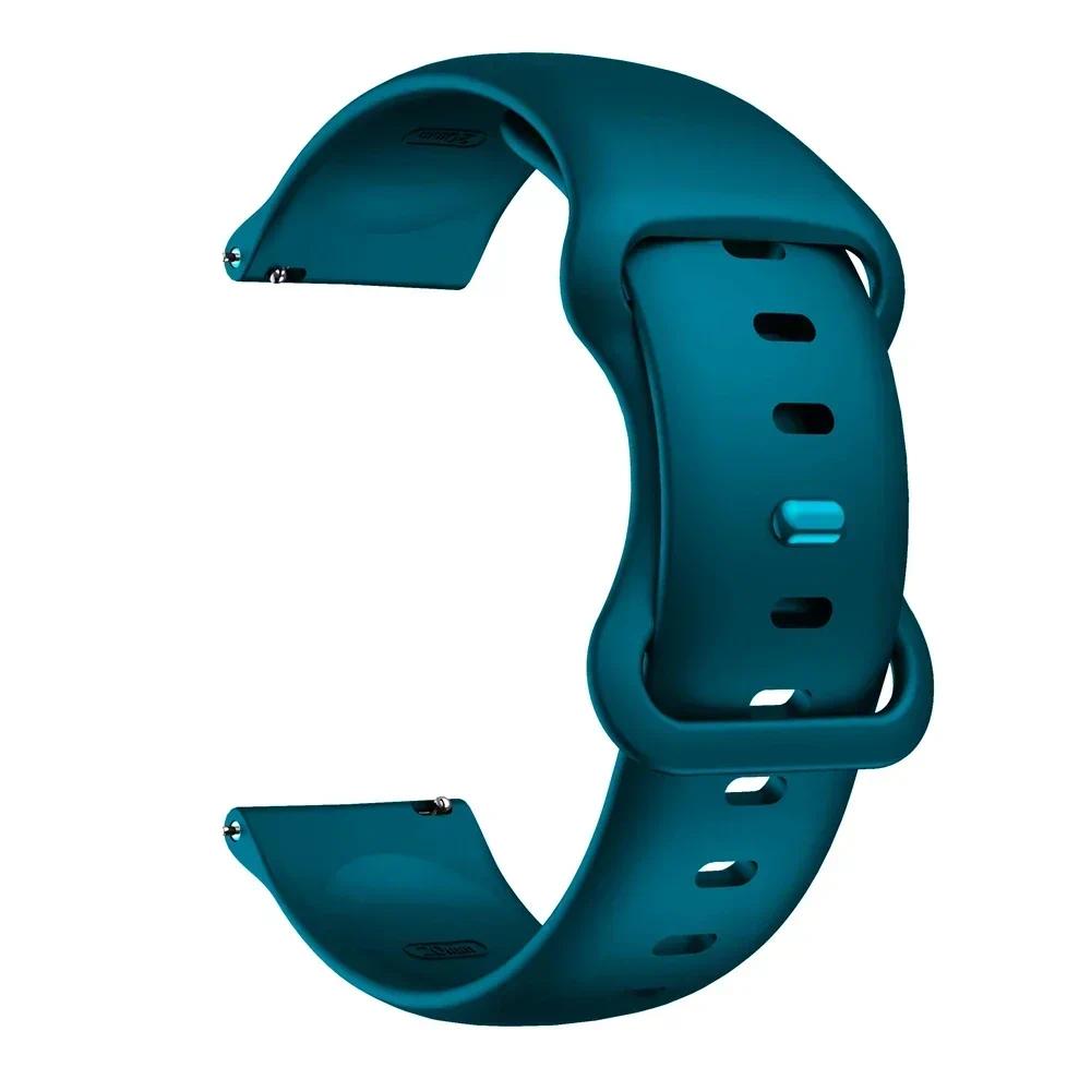 Ремешок 20 мм/22 мм для Amazfit GTS/2/2e/3/4 GTS2 Mini/GTR 4/3/Pro/47 мм/GTR2/2e/stratos 2/3, силиконовый браслет Amazfit bip, ремешок для часов