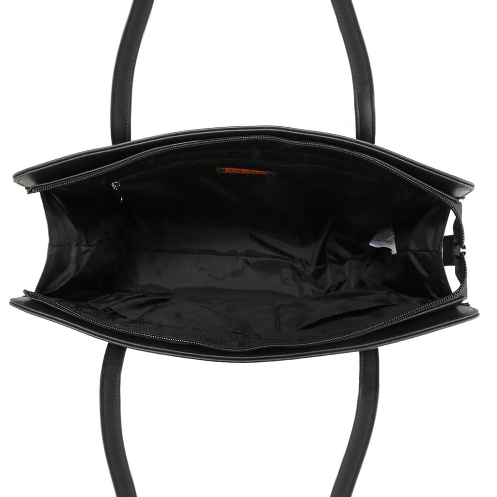 business tote job briefing synthetic faux black [Yofukunoaoyama] Bag, bag, bag, women's, recruitment, hunting, freshers, A4, black, simple, interview,