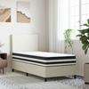 VidaXL Matelas à ressorts ensachés moyen 90x190 cm 372913