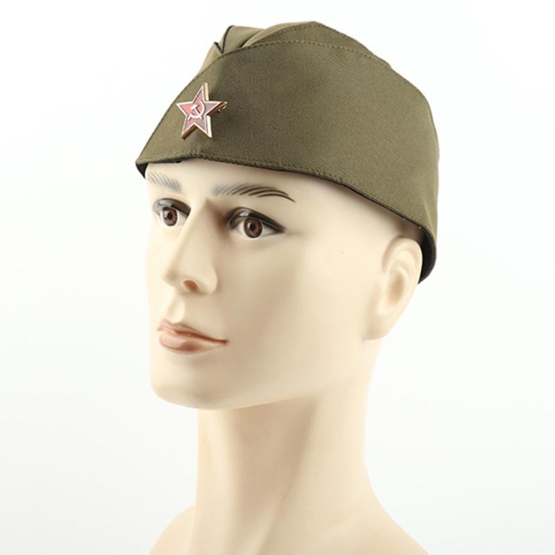 Регулируемая русская лодочка, гарнизонная шапка со звездой для сценических выступлений и косплей-вечеринок, головной убор для танцевальных мероприятий
