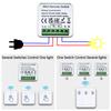 RF 433MHZ Mini Smart Switch LED Light Switch 100-220V 86 Wall Panel Remote Control Receiver 1/2/3 Gang For Home Lamp Fan