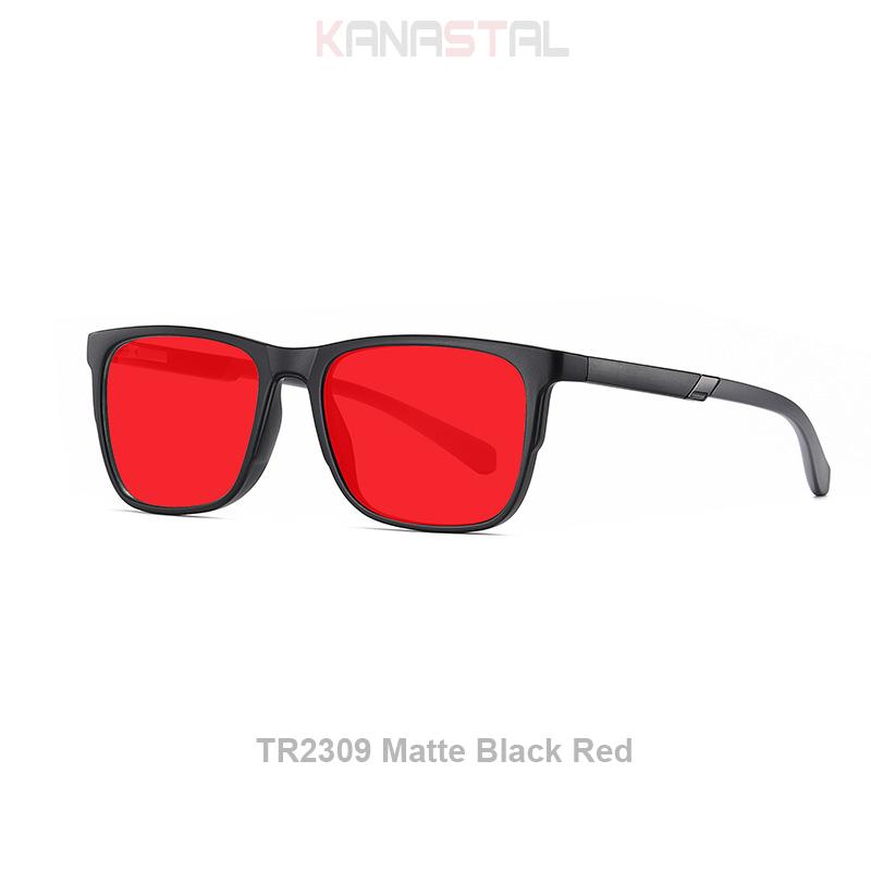 Men Sleep Blue Light Blocking Glasses Women Anti Radiation Computer Eyewear UV500 PC Red Lenses TR90 Square Eyeglasses Frames5