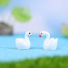 Adorable Resin Swan Ornaments For Creative Zakka Gifts And Couples Decor