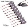 sale 4.5 x 6.5 x 20mm Generic Brush Replacement Electric Motor Carbon Brushes Wire Leads Generator