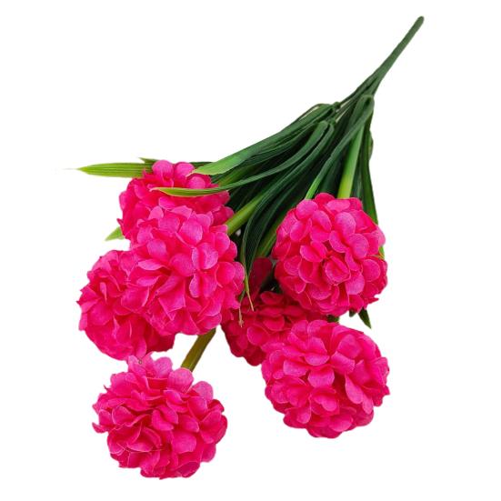 1 ветка искусственный цветок без полива, 7 головок, элегантный искусственный цветок гортензии для дома и улицы, декор для вечеринки