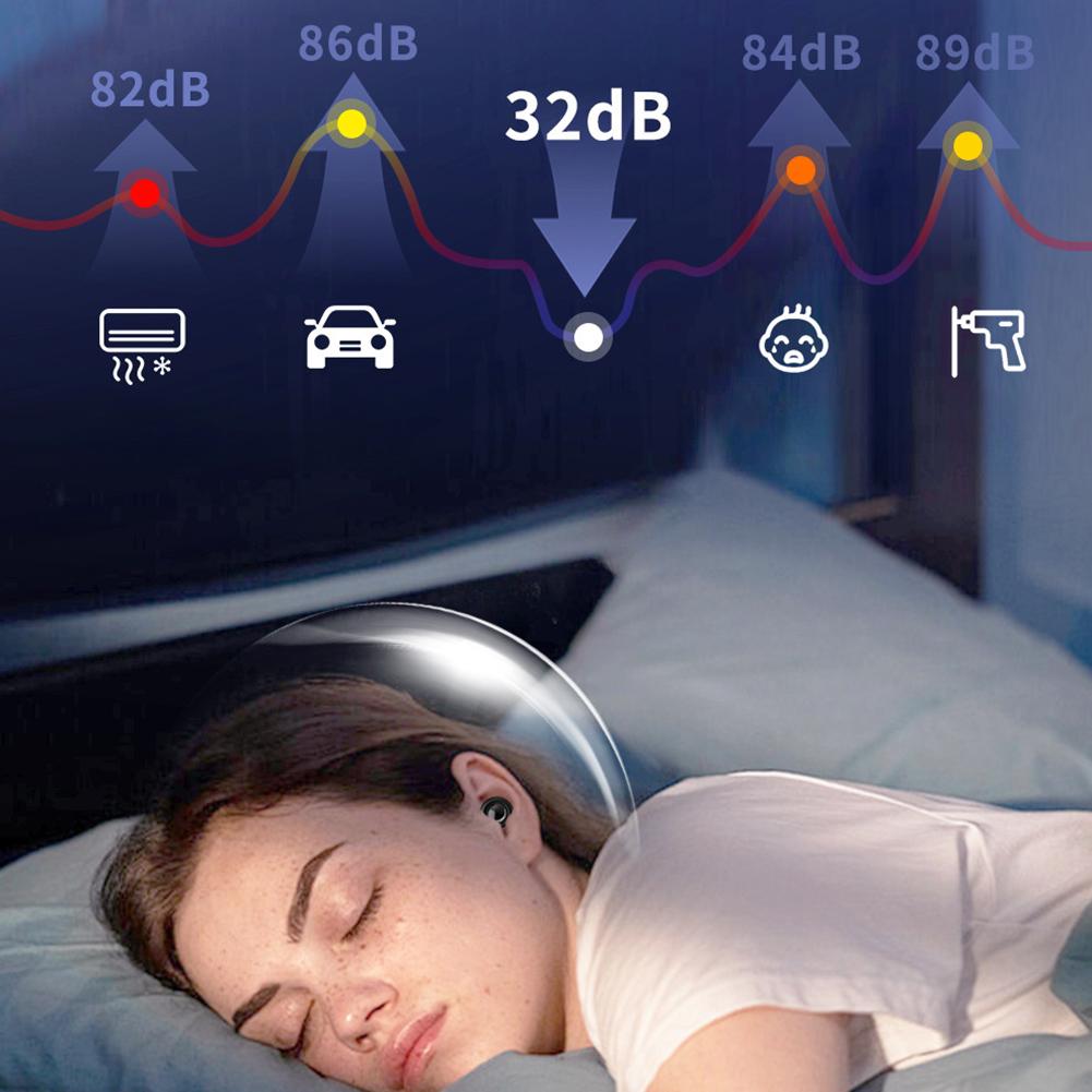 Многоразовые силиконовые беруши для сна с 10 насадками и футляром для переноски. Беруши для защиты от храпа. Шумоподавляющие беруши для сна.