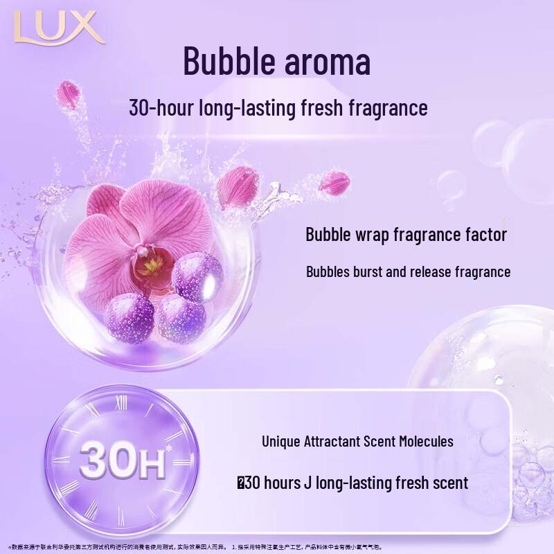 Lux Bubble Refreshing Long-lasting Fragrance Shower Gel