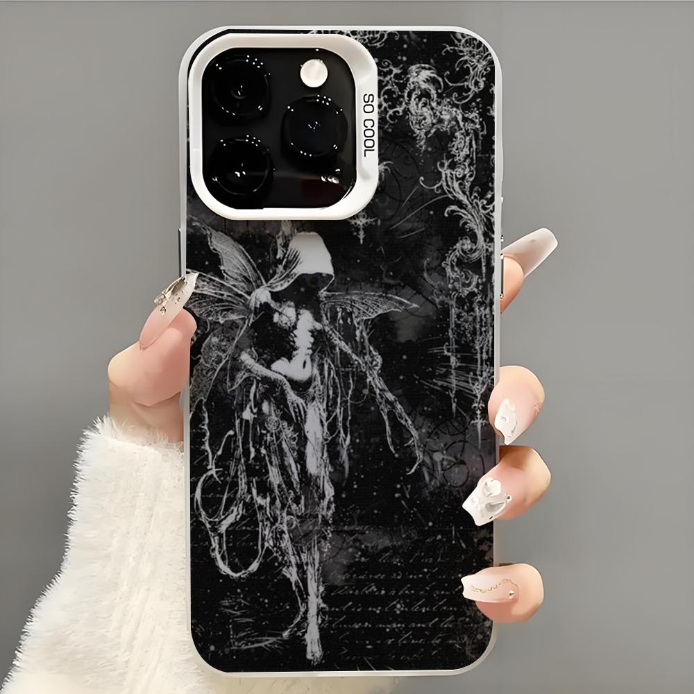 Крутой кибер-сигил крест Чехол для телефона Чехол для iPhone 14 16 15 11 12 13 Pro Max Mini Plus Ударопрочный чехол