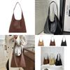 Fashionable Everyday Tote Bag For Women Spacious And Stylish Pu Bag Available In Black Khaki Brown