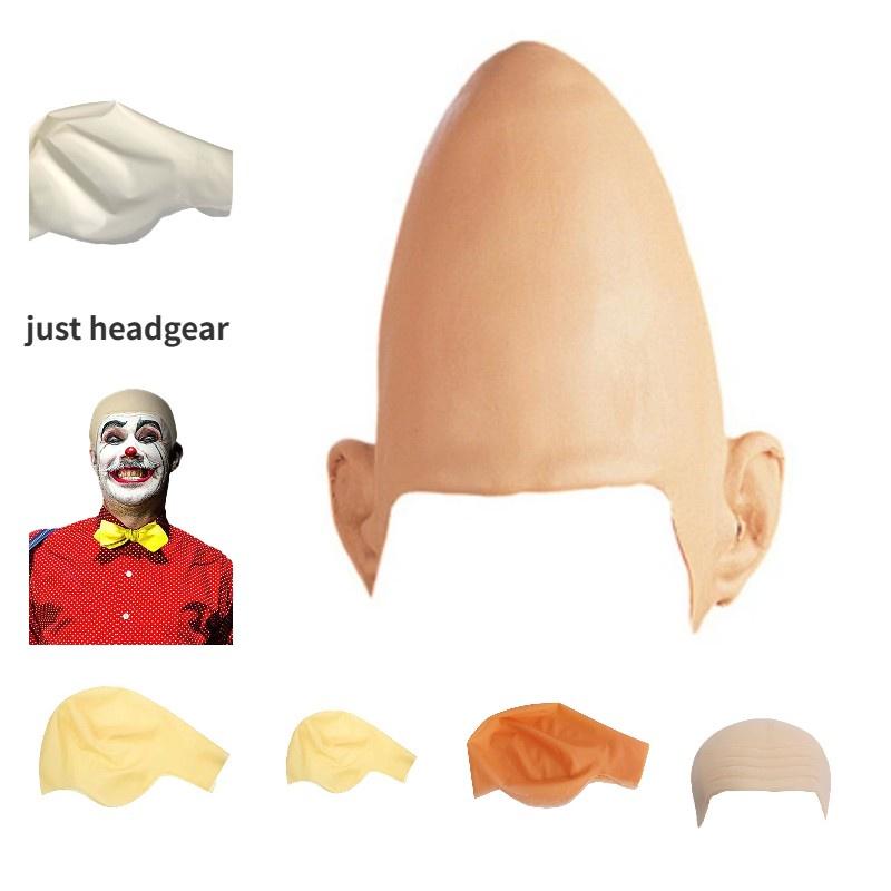 Premium Quality Latex Bald Cap Realistic Skin Texture Easy To Apply Halloween Cosplay Accessories