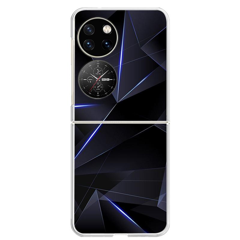 Для Huawei P50 Pocket Чехол Прозрачный Жесткий ПК Задняя Крышка Телефона Для Huawei Pocket 2 Чехлы P50 P 50 PocketS S Чехлы Capa