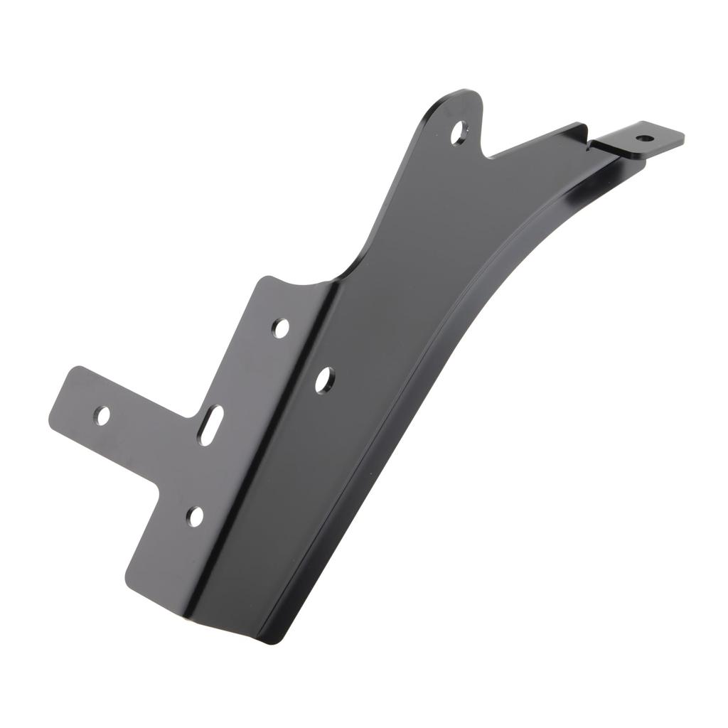 Kijima Motorcycle Bike Parts License Plate Side Mount Kit Hanger Type Black XL1200X/V ('09-) 1200N/883N HD-01442