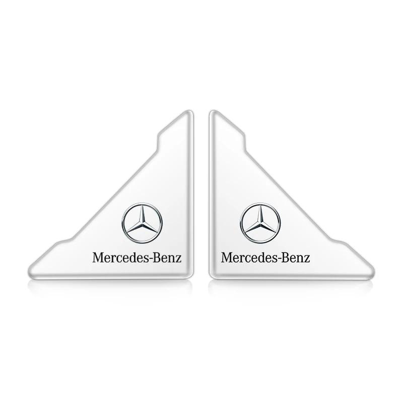 AAVR1 2Pcs Car Door Corner Cover Anti-Scratch Protection Sticker For Mercedes benz A C E class AMG W204 W205 W176 W211 W213 GLA GLC