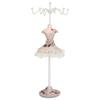 Model Dress Jewelry Rack Holder Exquisite Compact Mannequin Dress Necklace Holder Jewelry Displays Stand for Earrings