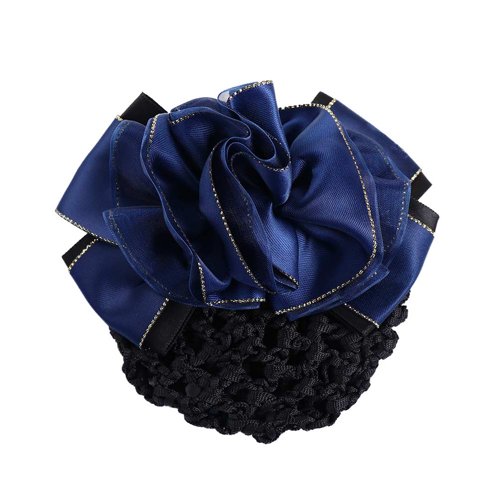 Hair Accessories Sweet Hotel For Girls Hair Clip Female Hairgrips Cover Net Floral Spring Clip Ponytail Clip Korean Bun Snood