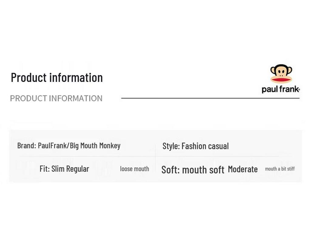 paul frank Men's Loose Fit Round Neck Sweatshirt