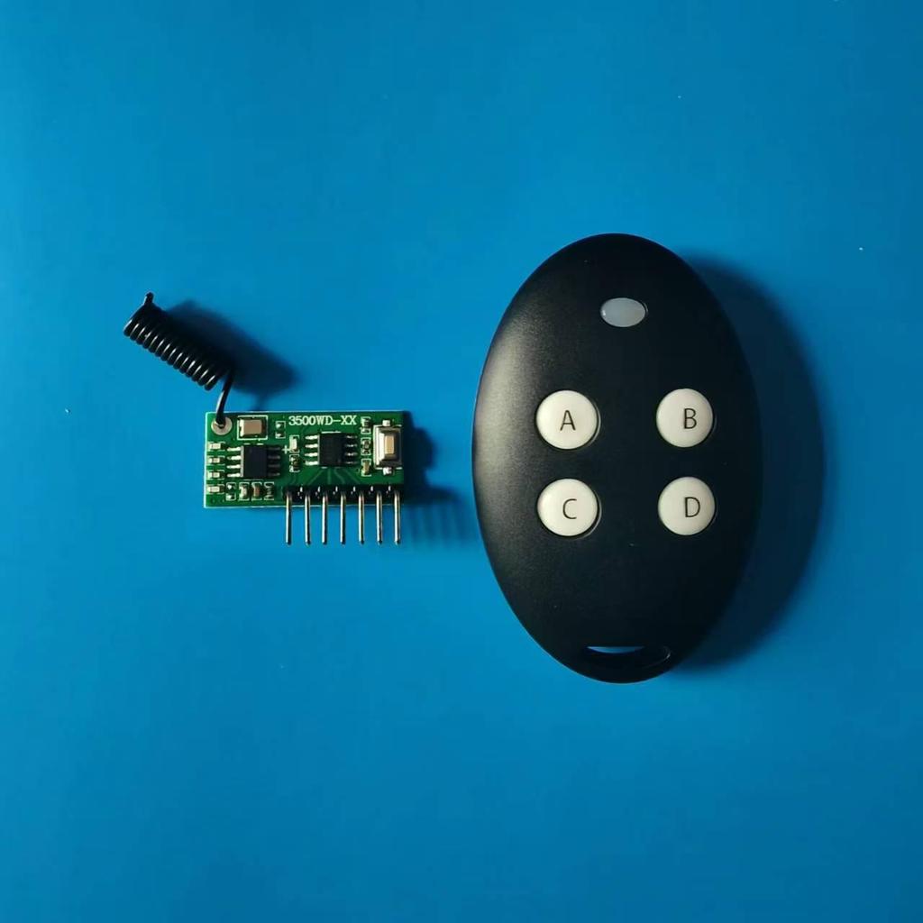 4-Channel 433MHz Superheterodyne Wireless Receiver Module - Learning Type 1527