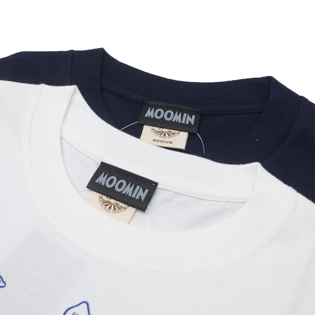 Moomin Moomin & Snufkin Organic T-Shirt Navy Medium