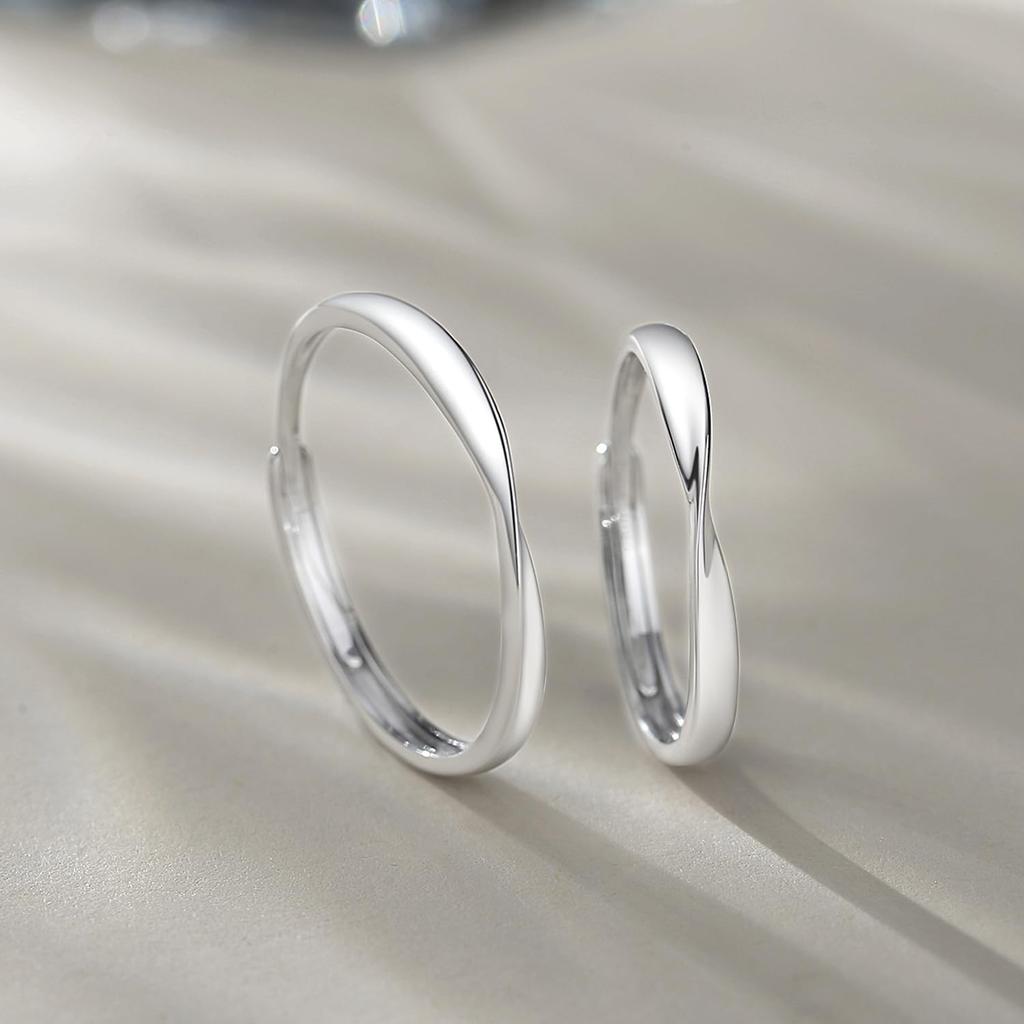 FANCIME Platinum Gift Boxed and Gift Perfect Gift for and Day Ring, Pt950, Men's, Adjustable, Sparkling, Wrapped, Mother's Day, Christmas, Birthdays,