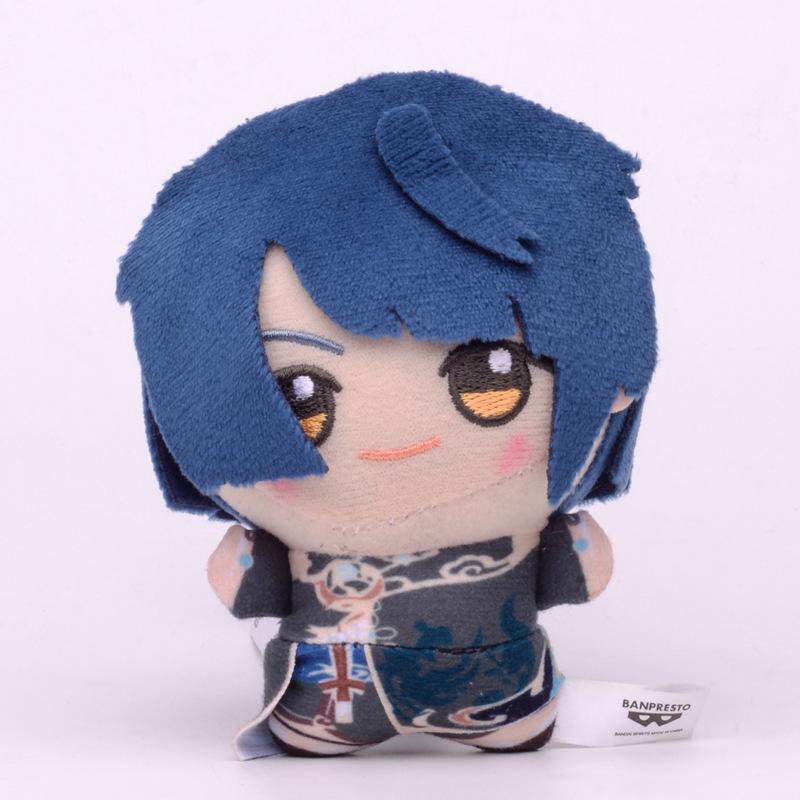 10cm Genshin Impact Tartaglia Zhong Li Yae Miko Venti Xiao Eula Razor Plush Pendant Toy Doll Backpack Accessorie Gift