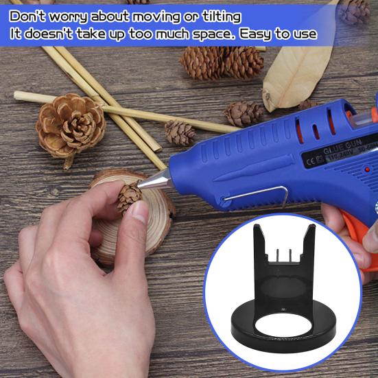 Подставка для хранения термоклея с нескользящей основой, высокая устойчивость, портативный органайзер для термоклея