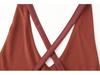 2025 Spring European & American Style Sleeveless Midi Dress for Women