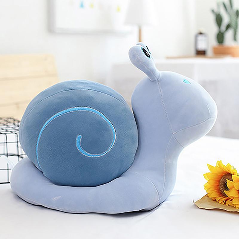 23 см Мультяшные плюшевые игрушки Улитки Милая подушка в виде животного Мягкие набивные Куклы Улитки Каваи Подушка для дивана Милый подарок на день рождения для девочек