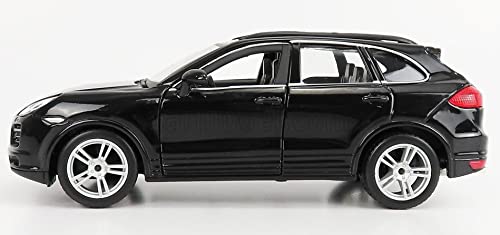 Bburago Porsche Cayenne Diecast Model Car 1/24 Scale CAYENNE Turbo 2010 (Black) [Parallel Import]