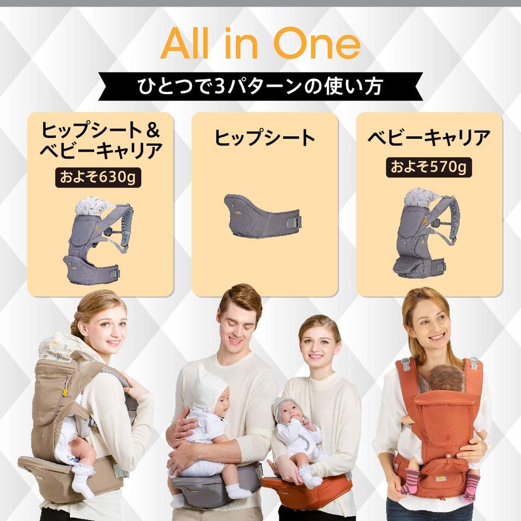 Детский рюкзак-кенгуру Bebettirang Hip Seat Baby Carrier Bebettirang G8 Hip Seat Carrier All-in-One