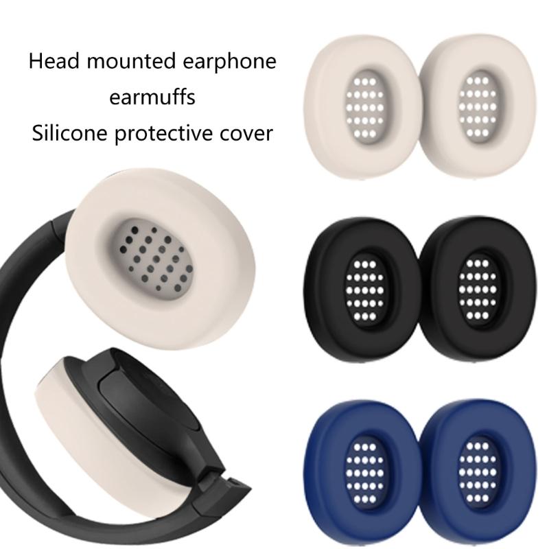 Silicone Ear Pad for TUNE 770NC Over Ear Headphones Protector Sweat-Proof and Washable Ear Cushions