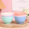 Colorful Silicone Face Mask Bowl Mask Stick Big Face Mask Powder Mixing Bowl Masks Brush Skin Face Care Tool