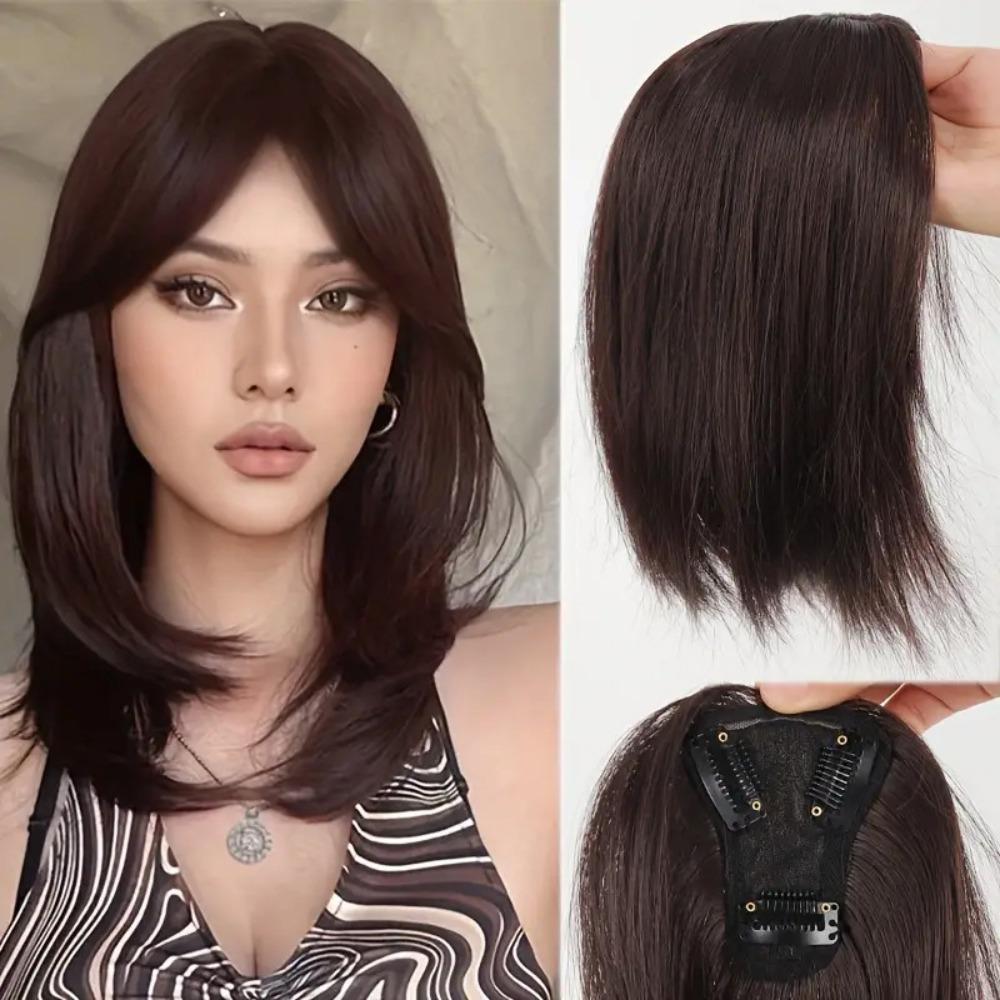 Hair Extension Synthetic Hair Bangs Clip In Fringe Hair Pieces for Women