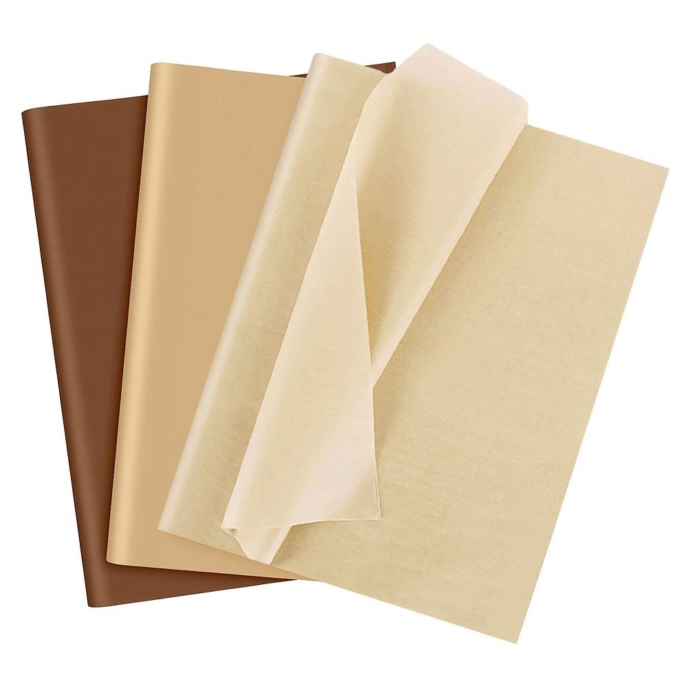 Brown Tissue Paper Set - 90 Sheets In Light, Dark & Tan Shades For Gift Wrapping, Diy Crafts, Party Decorations - Perfect For Birthdays, Weddings