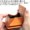 Leather Craftsman Dualline Coin Case Box Type Box Men's Genuine Leather Tochigi Leather Box Coin Purse DU018 CA (Caramel)