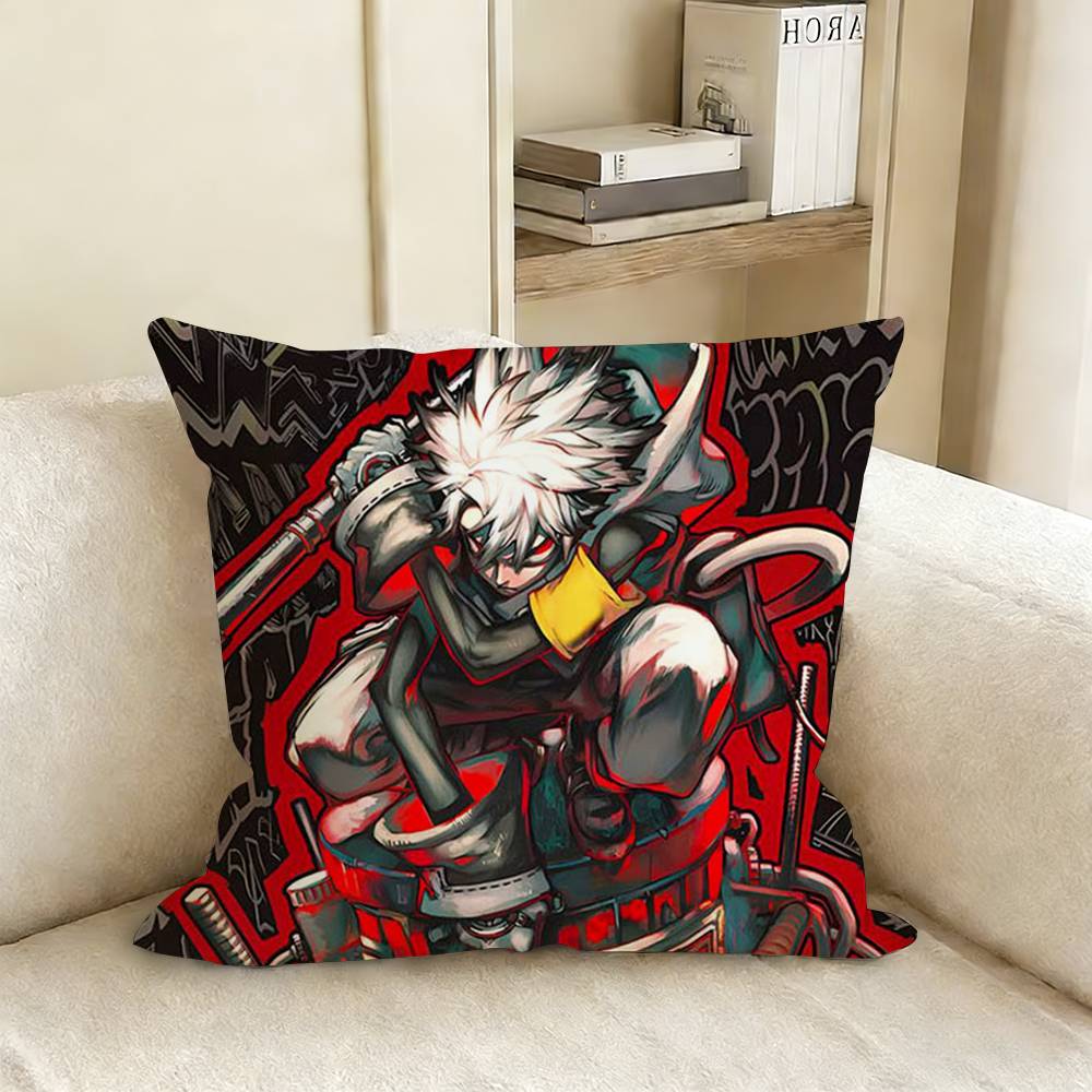 Anime G-Gachiakuta Rudo Pillow Case Living Room Sofa Cushion Cover Suitable For Home Bedroom Room Decoration