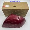 Side Mirror Cover For Tesla Model 3 2018 -  Wing View Mirror Shell Cap Cover
