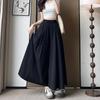 Women Yamamoto Wind Skirt Pants 2025 Spring Summer New Draping High Waist Thin Half-body Casual Long Skirt Wide Leg Pants