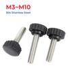 M3 M4 M5 M6 M8 M10 Нержавеющая сталь 304 Накатанная нейлоновая пластиковая ручка с круглой головкой Винт-барашек Бакелитовый болт Ручные винты