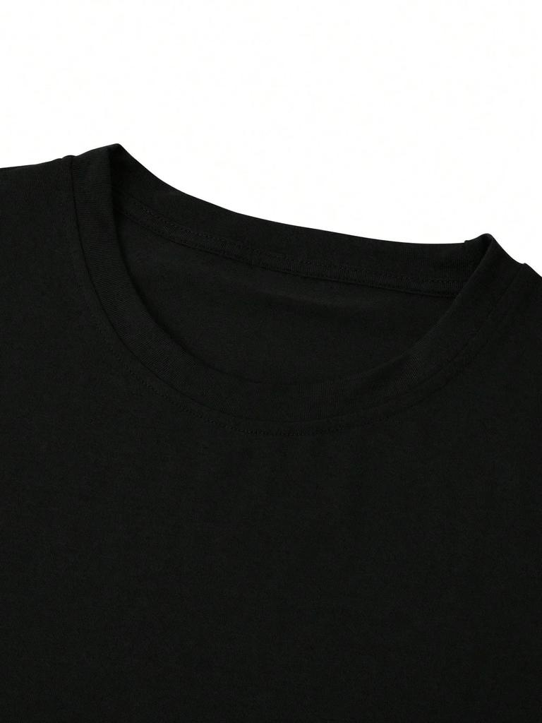 The Exorcist Regan MacNeil Your Mother Cooks in Hell Mens T-Shirt Black Horror Movie Graphic Tee with Cartoon Print